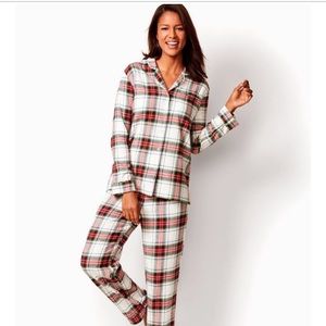 NWT TALBOTS FLANNEL PAJAMA SET! Soft cozy and NEW!